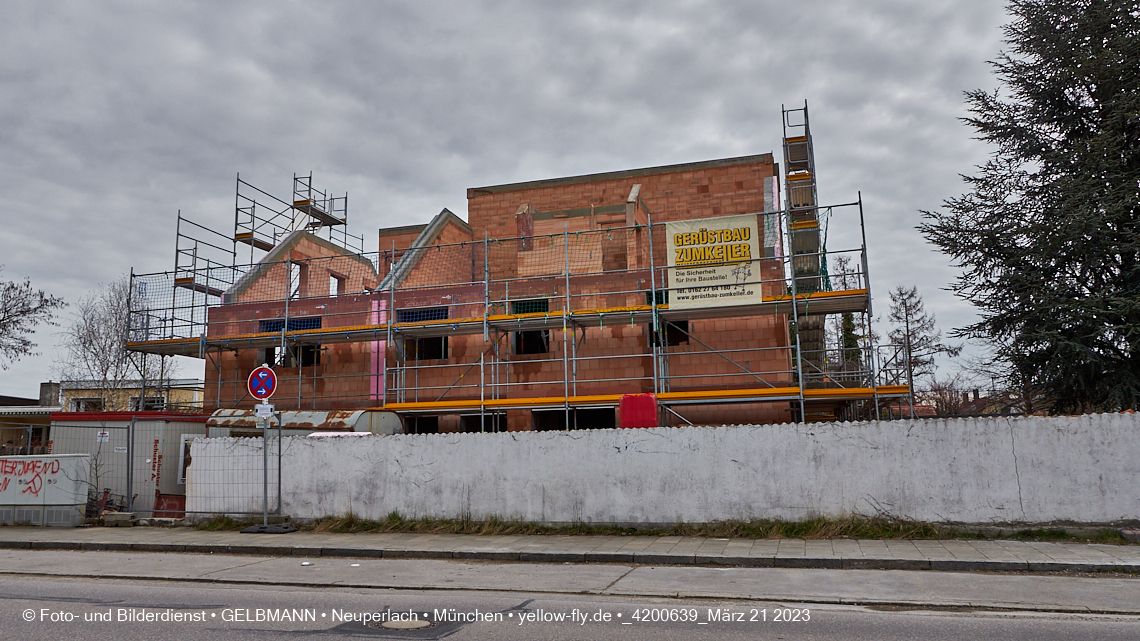 21.03.2023 - Baustelle und Wohnanlage Niederalmstraße 16